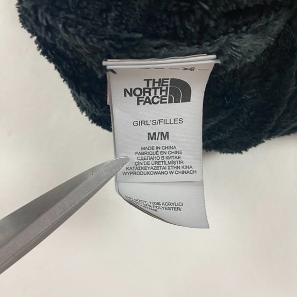 The North Face Girls Beanie Hat Cap Toque Trapper Hat Tassels Pom Pom Ear Flaps - Picture 5 of 6